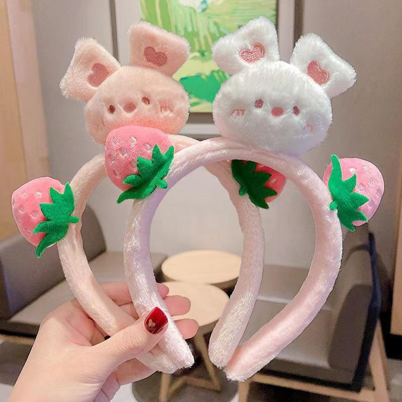 Cute Rabbit Hair Hoop Doll 3D Rabbit Ear Cat Claw Headband Children's Amusement Park Performance Hair Accessories