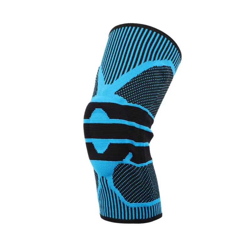 Sport nylon knee sleeve compression knee brace elastic anti-slip basketball knee brace