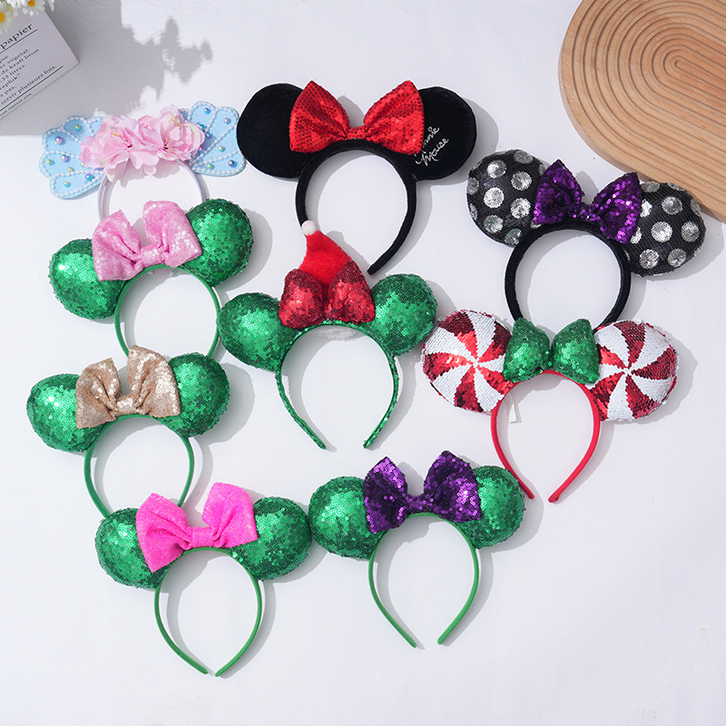 Halloween headband pumpkin party witch hat decoration supplies classic spider web witch hat headband