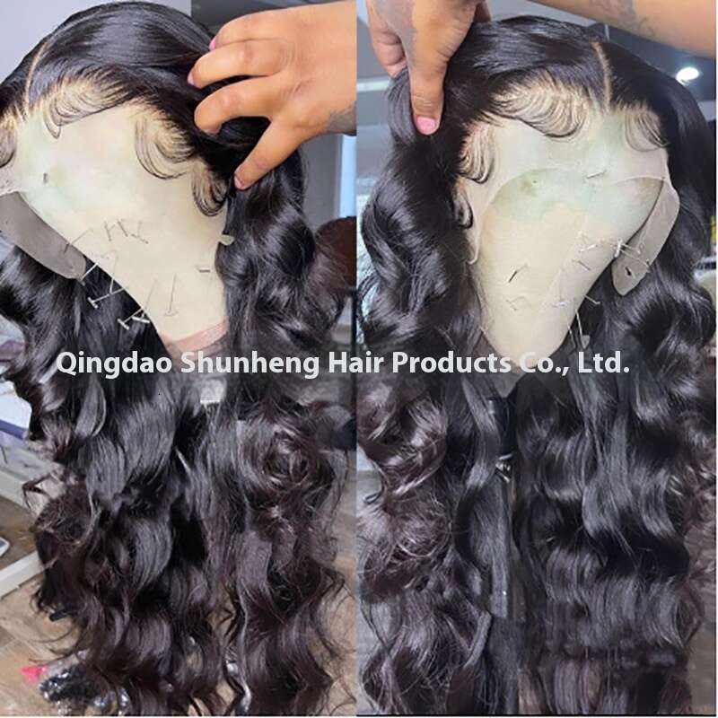 Front Lace Black Big Wave Handmade Full Head High-Temperature Silk Hairstyle Wig Set Wigs Kq1 Kq1