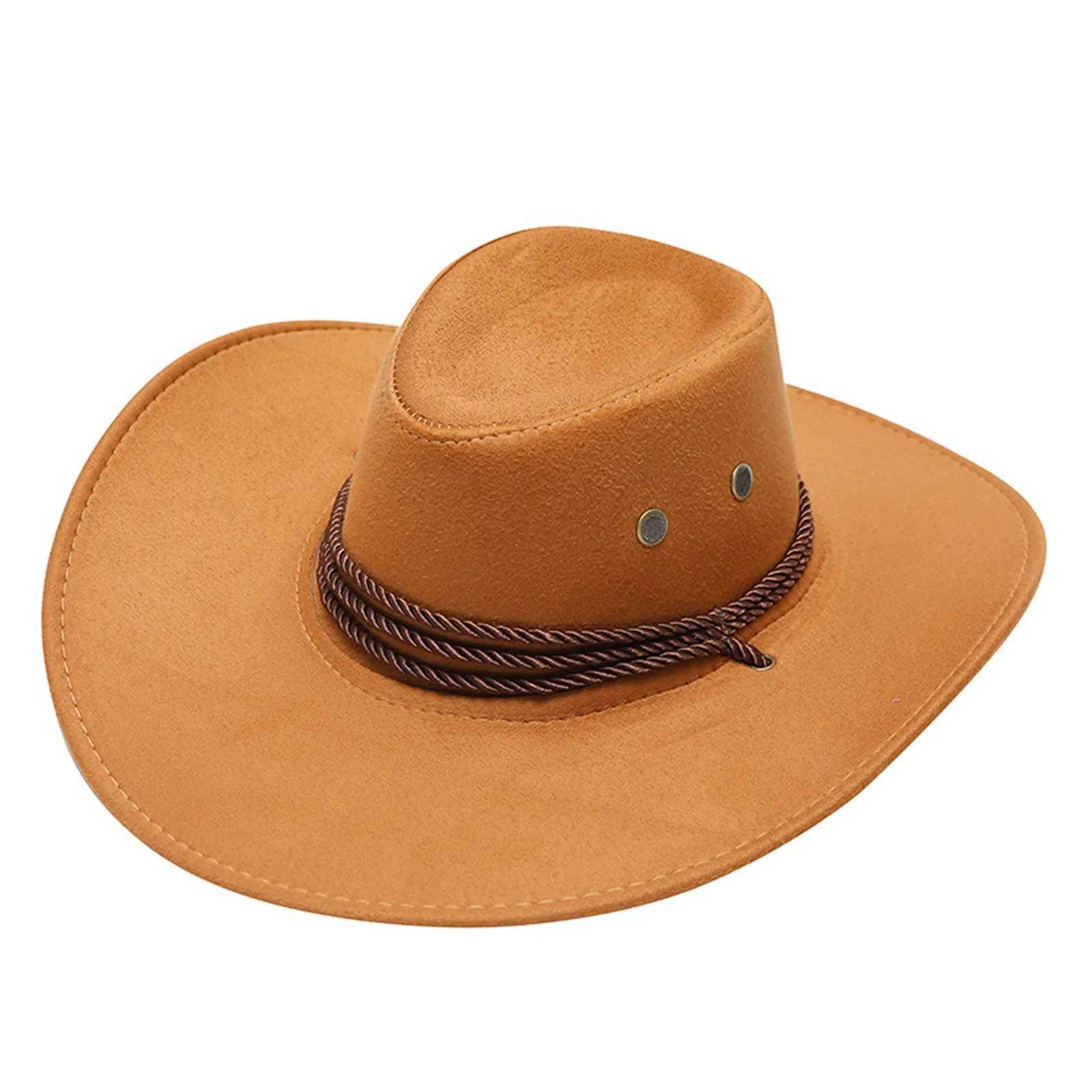 Western cowboy costume suede leather edge vest bandana felt hat Halloween wild Western cowboy girl cosplay party Dr. Up W241225