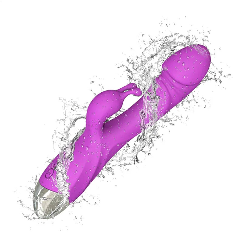 Rabbit Vibrators for women Massager waterproof vaginal thrust G Spot 10 Speed Clitoral silent rechargable Dildo konijn 241226