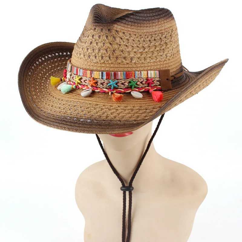 Summer cowboy hats simple Western European and American cowboy hats sun hats sun hats W241225
