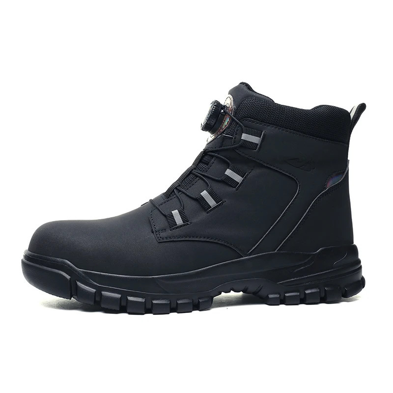 Waterproof Safety Boots Men Indestructible Steel Toe Work Antismash Stabresistant Shoes Biker Botas Para Hombre 241225