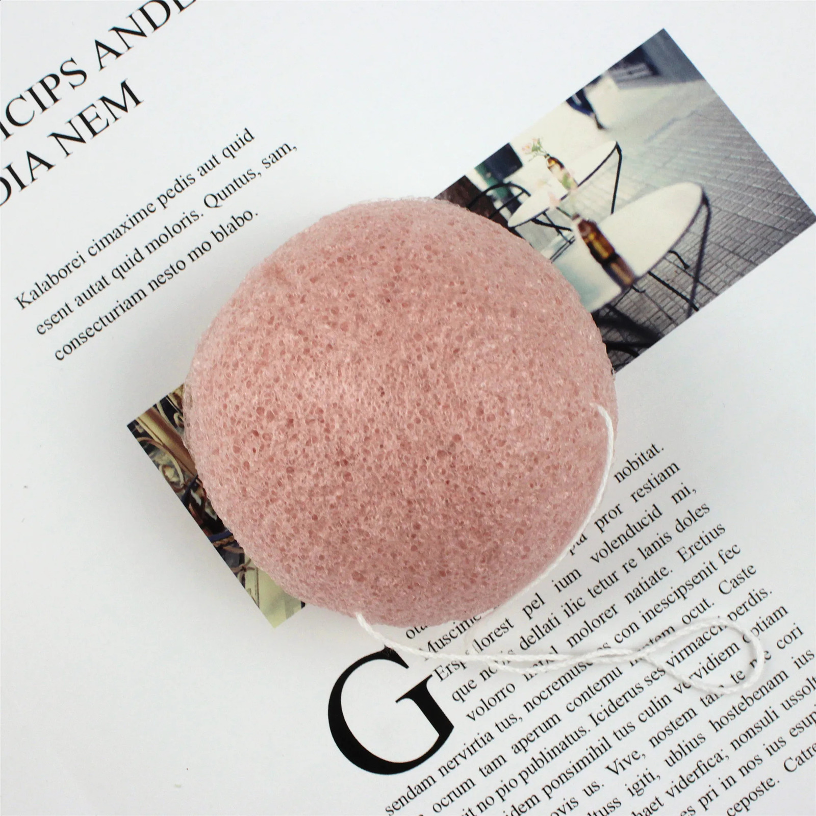 70*40 Natural Giantarum Konjac Facail Cleaning Sponge Konnyaku Exfoliator Bathing Washing Makeup r Puff Beauty Tool 241226