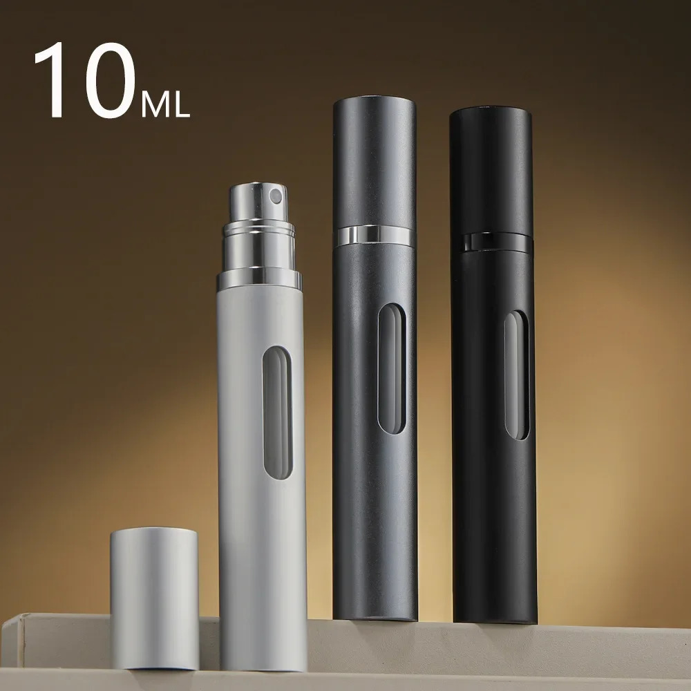 3Pcs Glass Refillable Perfume Bottle Spray Scent Pump Portable Travel Empty Cosmetic Containers Mini Spray Atomizer Bottles 241225