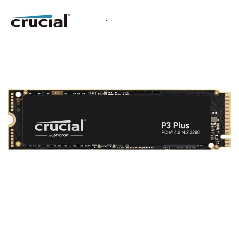 Crucial P3 Plus 2TB 1TB 500GB PCIe Gen4 3D NAND NVMe M.2 2280 SSD up to 5000MB/s solid-state drive OEM software package 241225
