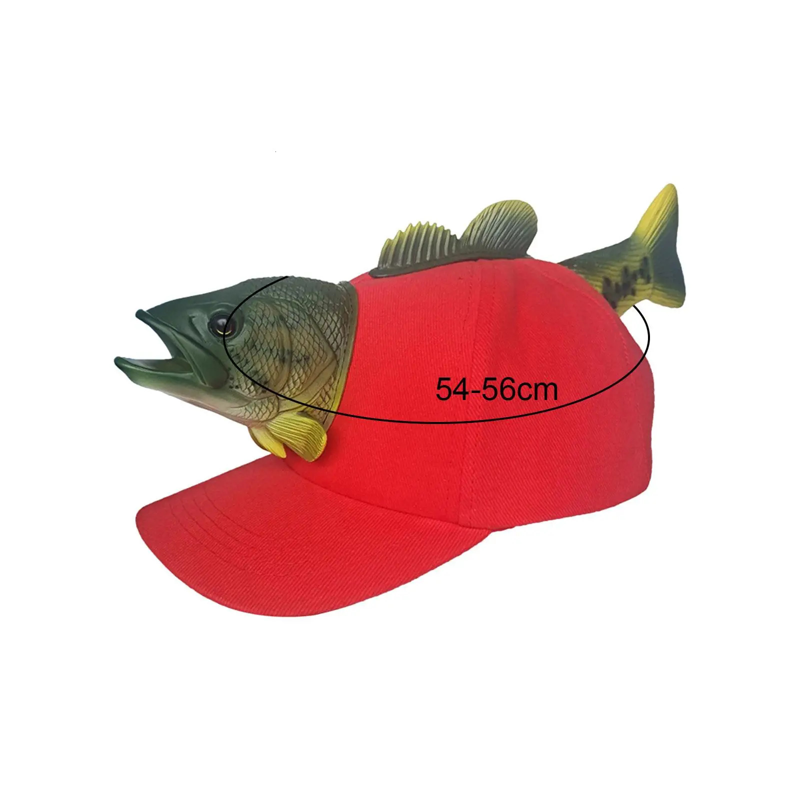 Novelty Baseball Cap Cartoon Trendy Parent Child Party Performance Fish Hat 241225