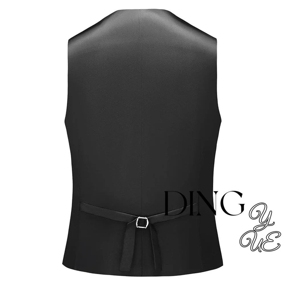 Formal Business Velvet Wedding Mens Vest Suit Waistcoat Sleeveless Jacket Custom Made Slim Shawl Lapel Groom Double Breasted 241224Z