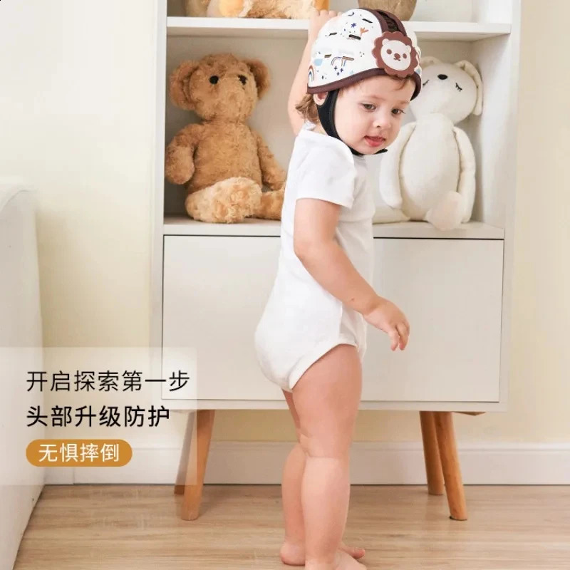 360Degree Protection Baby Anti Fall Helmet Adjustable Toddler Head Protector Soft Security Hats For Learn Walk 241225