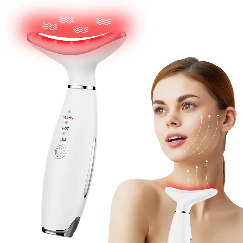Multifunctional Careneck Skin care Neck Face Beauty Device Neckline Lifting Vibration Massager Double Chin Device 241226
