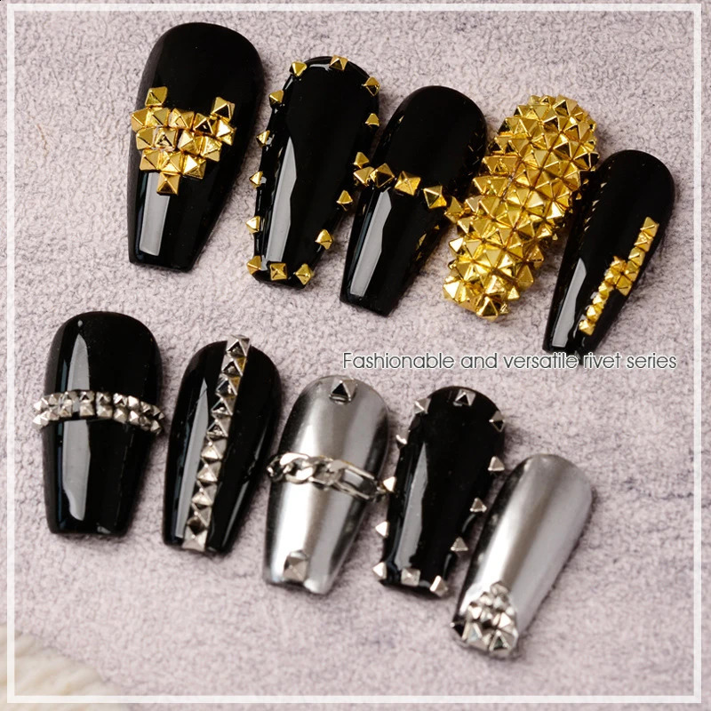 50/100Pcs Nail Art Alloy 3D Charms Random s Charms Crystal Rhinestones For DIY Jewelry Gems Nail Decoration Accessories # 241226