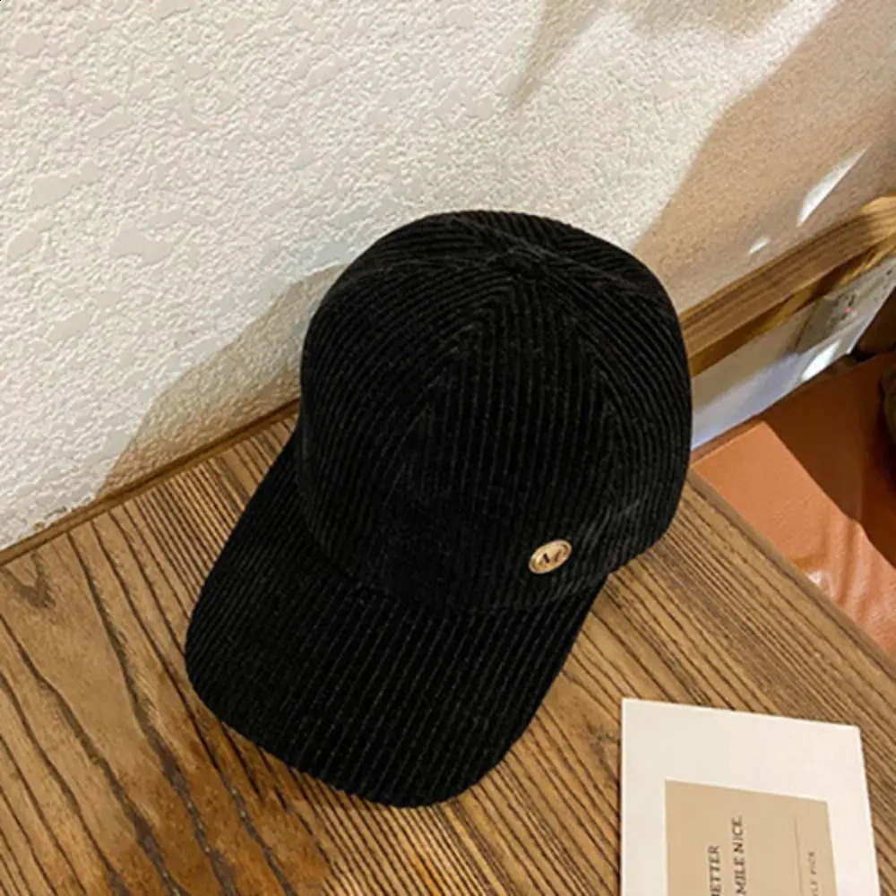 Fashionable Versatile Duckbill Caps Velvet Sun Shading Corduroy Hats Sun Protection Baseball Caps Girls 241226