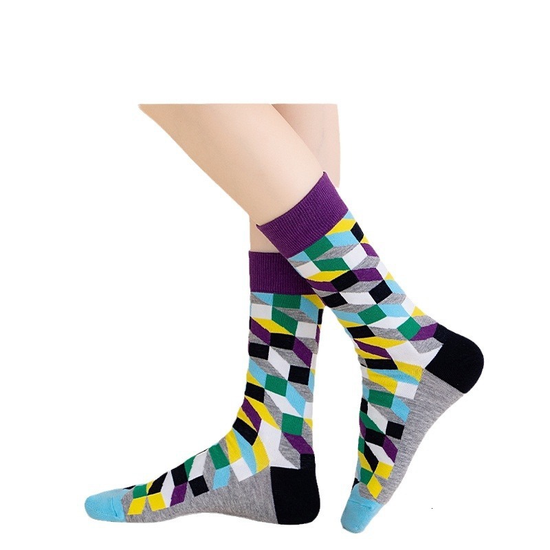 Ddmytiger Ddmytiger China Domestic Socks Men Color Coded Casual Ins Trendy Sweat Absorbing Breathable Odor Resistant Mid Length Running And Sports For