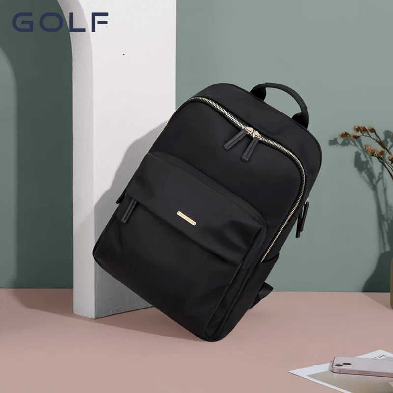 GOLF Backpack Womens Simple Commuting Travel Computer Backpack Canvas Large Capacity Student backpack 241225