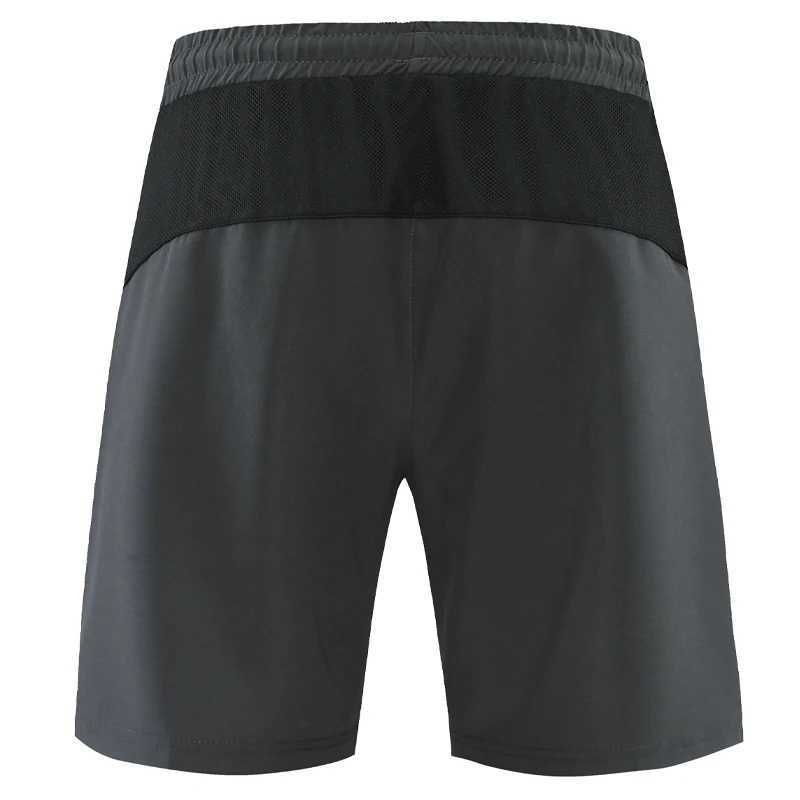 Men Run Shorts Patchwork Training Shorts Zipper Pockets Gym Sports Quick Dry Short Casual 2022 New Summer Fitness ShortsXJ241226