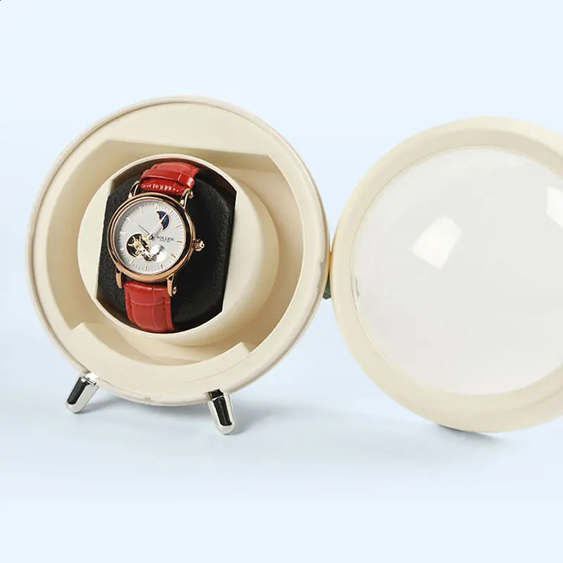 YIBIDUN Watch Winder for Automatic Watches Watch Box Automatic Winder Use USB Cable / with Battery Option 241226