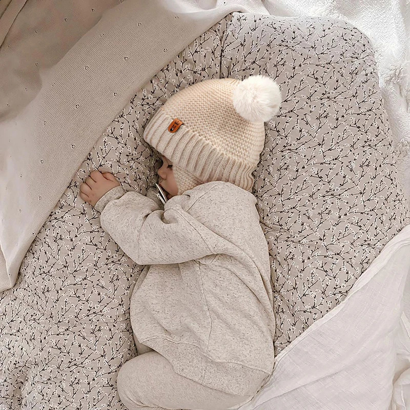 Baby Hat Boys Girls Cute Pompom Caps Bonnet Autumn Winter Ear Warm Beanie born Childrens Hats Knitted Solid Kids 241225