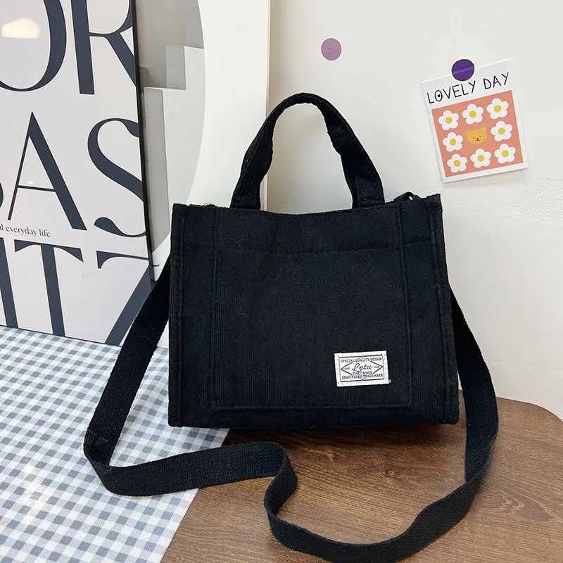 Corduroy Crossbody Tote Bag Womens Square Crossbody Bag Casual Tote Bag Shoulder Bag Travel Organiser BagXJ241225