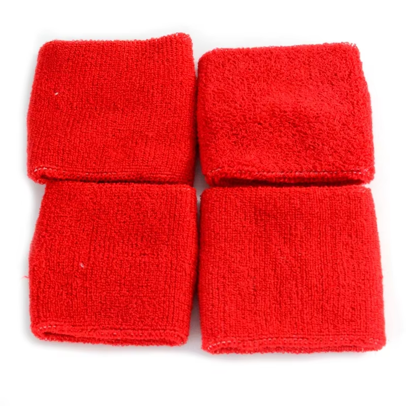 Cotton Wrist Sweatbands Sports Wristband For Basketball Running