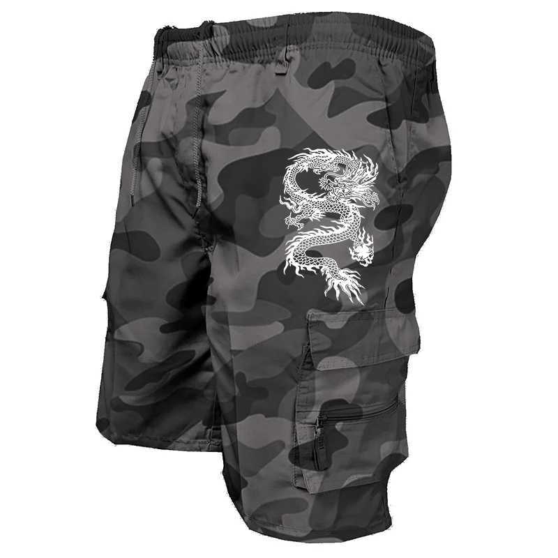 Mens cargo shorts new multi pocket mens loose work shorts casual shorts mens plus size summer outdoor shorts W241226