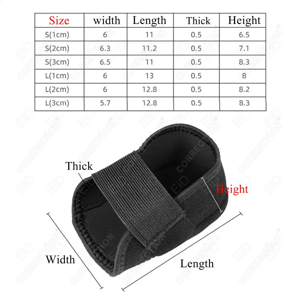 Invisible Height Increase Silicone Socks Gel Heel Pads Orthopedic Arch Support Heel Cushion Soles Insole Foot Massage 241226