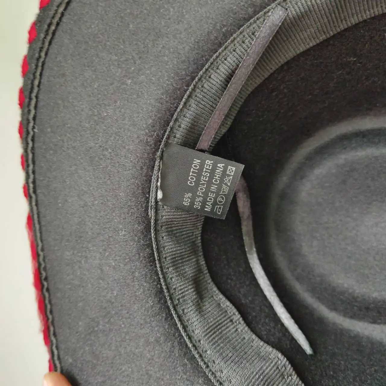 New denim hat knitted edge European and American jazz hat mens and womens jazz denim hat winter climbing hat W241225