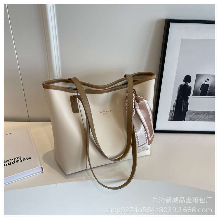 Wholesale From Manufacturers, Women's New Summer Fashion, Large Capacity Scarves, Tote Bags, Fashionable Single Shoulder Commuting Bags