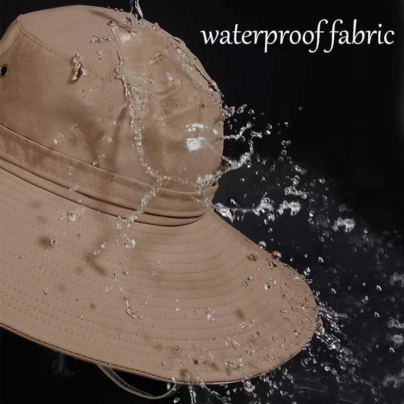 Western cowboy hat men mountain women sun protection mountain climbing fishermen fishing trip waterproof W241225