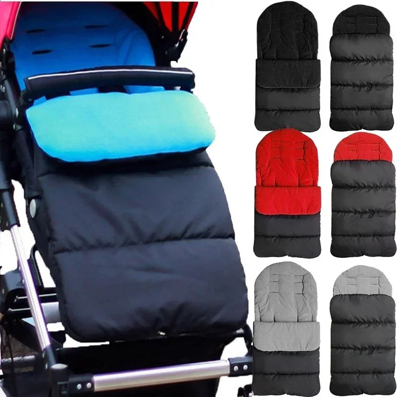 Warm Swaddle Windproof born Sleeping Bag Universal Stroller Footmuff Cover Blanket Cosy Toes Buggy Cushion Baby Thick 241225