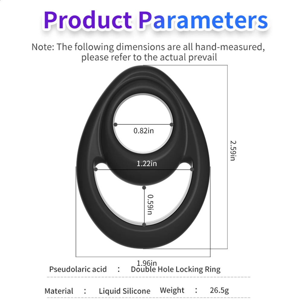 Penis Ring Silicone Semen Lock Delay Ejaculation High Elasticity Time Lasting Cock Sex Toys For Men Couples Adult 18 241226