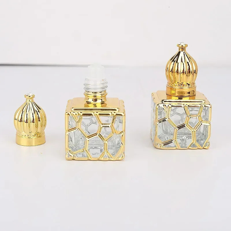 1Pcs 10ml Portable Glass Refillable Perfume Bottle Empty Perfume Cosmetics Container Atomizer Sprayer Travel Cosmetic Tool 241225