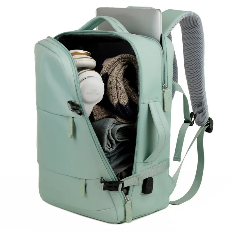 Men Womens Bag Large Capacity Journey Multifunction Backpack With Shoe Storage Multilayer Dry And Wet Separation Waterproof 241226