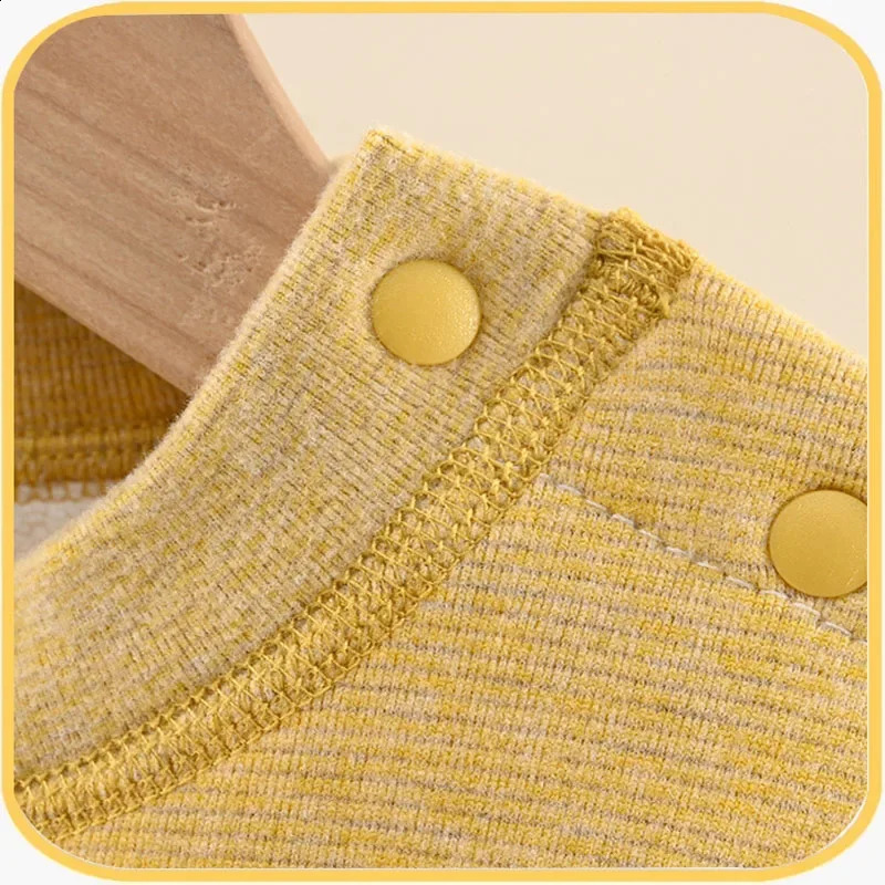 Childrens Padded Thickened Underwear Set Girls Round Neck Blouse Pants Suit Autumn Winter Boys Fashion Casual 2Piece 4M4Y 241225