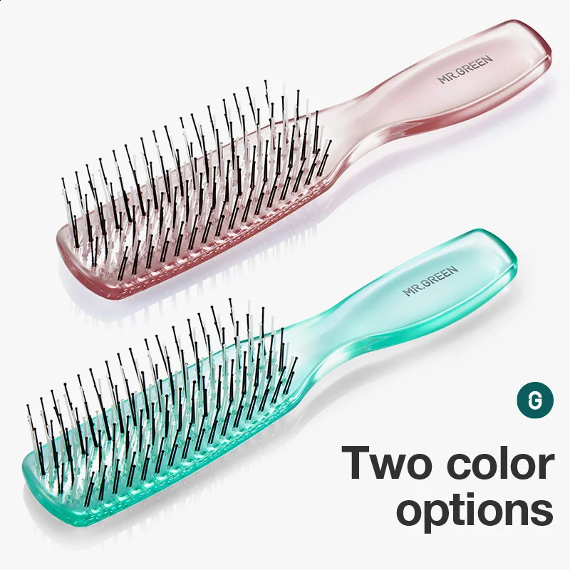 MR.GREEN Hair Brush Scalp Massage Combs Volumizing Hair Styling Fine Tooth Detangling Tool For Long Wet Dry Hair Women Gift 241225
