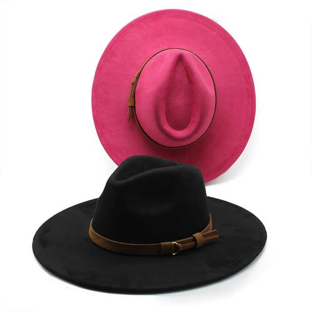 Seasonal womens and mens denim hats plain peach top 57-59cm denim girl Cs polyester western jazz style NZ0068 W241225