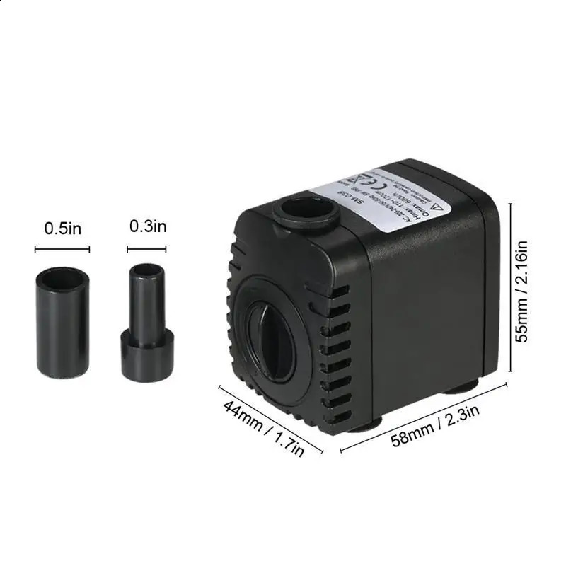 110V-220V Fish Tank Water Pump Energy-saving Aquarium Pump Ultra-Quiet Filter Fish Pond EU/US/UK Plug Aquarium Water Pump 241225