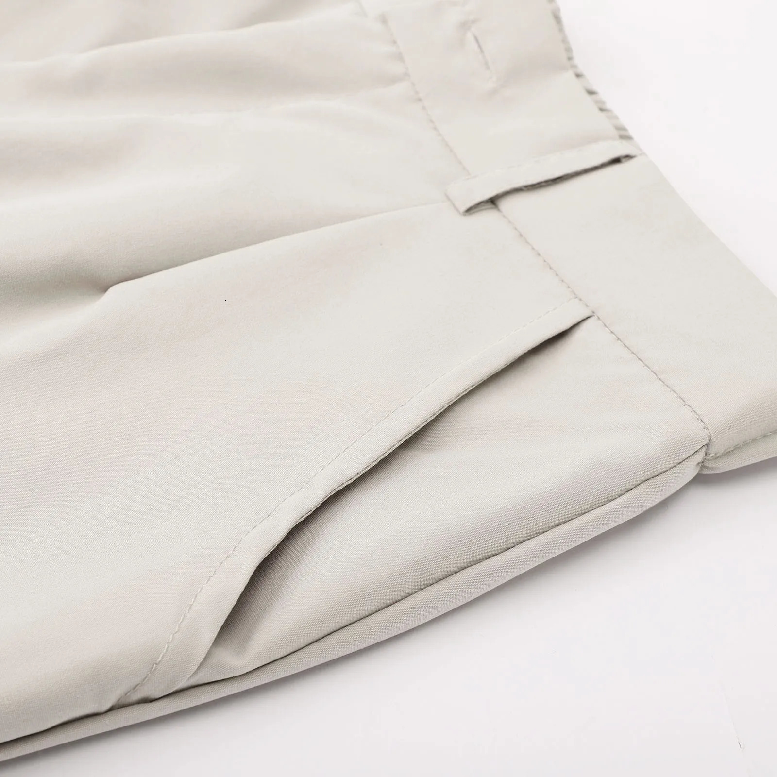 Womens Casual Pants Elastic Waist Fashion Straight Leg Trouser With Pockets Solid Color Loose Daily Long Trousers Cargo 241225