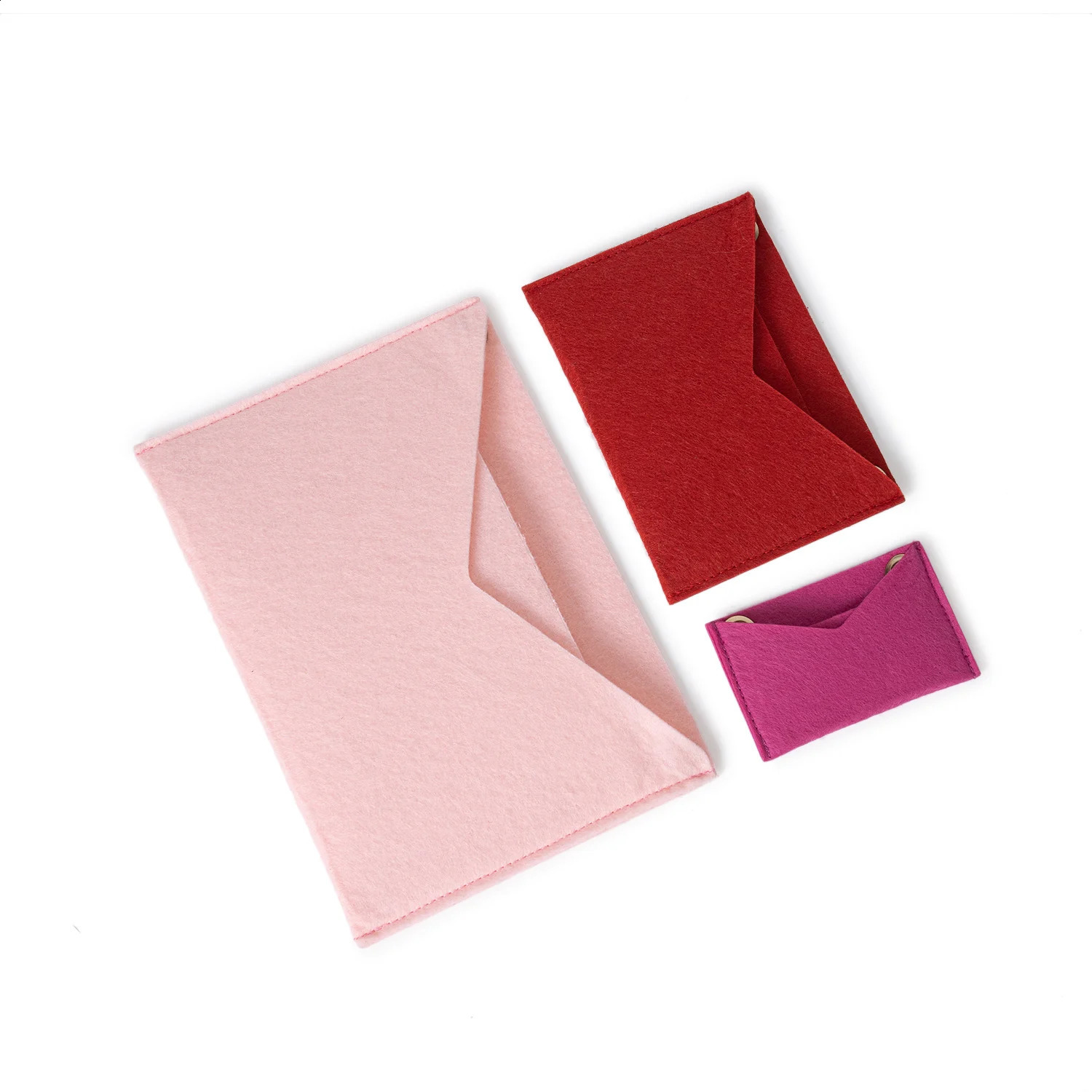 Felt organizer For handbag Kirigami insert of 3 with Golden chain Crossbody bag Kirigami Pochette Envelope Bag Insert Organizer 241226