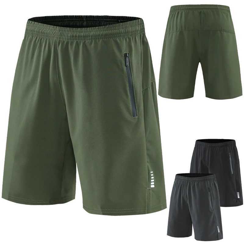 Men Running Shorts Quick Dry Fitness Sport Knee Length Shorts 2022 New Casual Gym Shorts Loose Male Training ShortsXJ241226