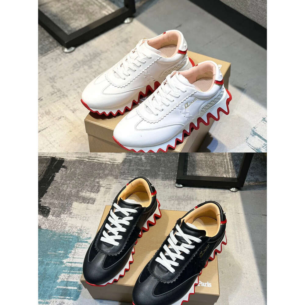 Designer Shoes Men Women Casual Spike Shark Sole Sneaker Red Spike-Sock Donnas Nneoprene Soft Suede Calf Skin Leather Trainers Runner Full Rivets Low Size 12