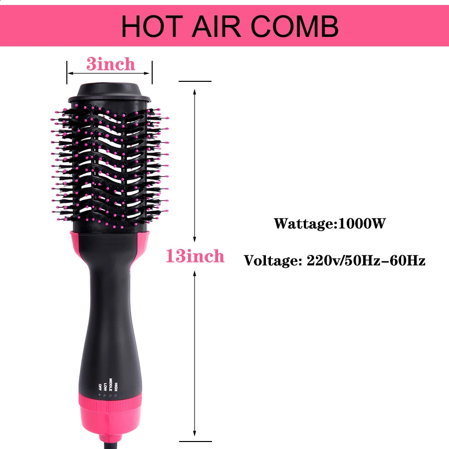 Multi-Function Hair Dryer Brush Blow Dryer Brush 4 In 1 Styling Tools Styler Volumizer Air Straightener Brush For All Hair 241225