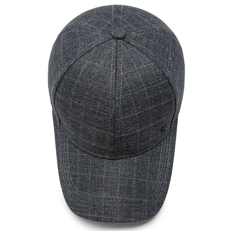 Plaid Print Baseball Cap Soft Adjustable Dad Hat Outdoor Sport Hat Cap for Men Women Vintage Sun Cap for Everyday 241226