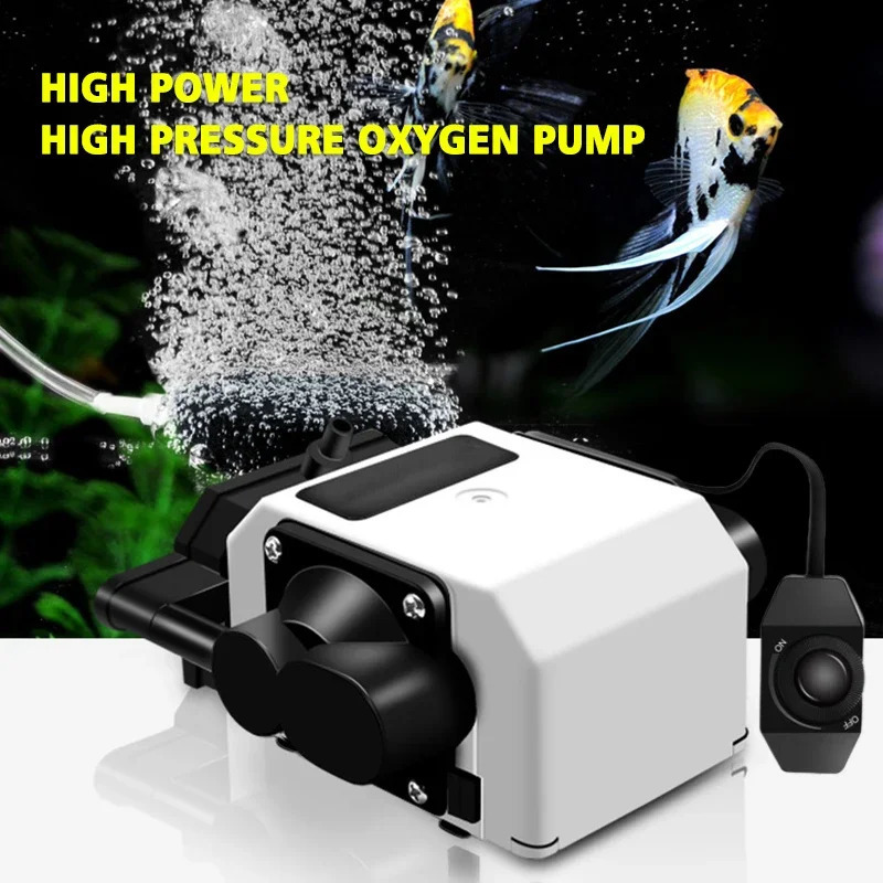 Fish Tank Ultra Quiet Aquarium Air Pump 25W Fish Tank Oxygen Pump Large Volume Pump Deep Water Special Compressor for Aquarium 241225