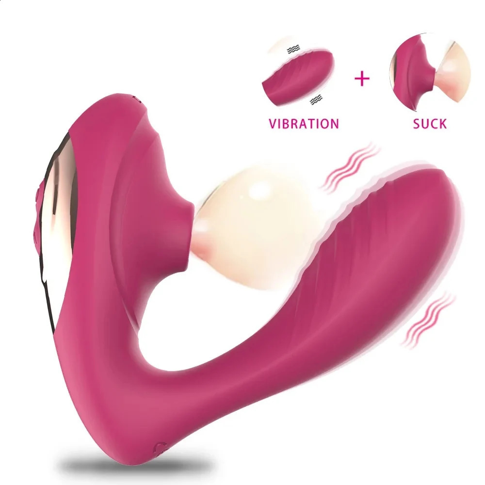 Silicone Vagina Sucking Vibrators 10 Speed Vibrating Oral Sex Clit Sucker Clitoris Stimulator Toys for Woman Masturbation 241226