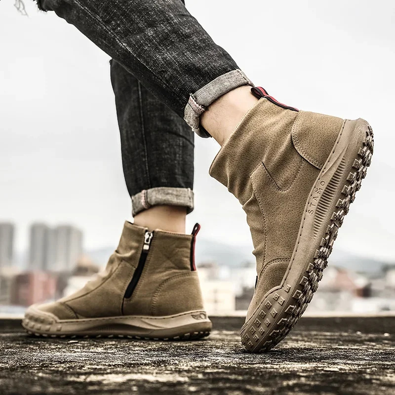 Martens Shoes on Offer With Western Boots Military Tactical Gothic Mens Boots for Winter Casual Sneakers Safety 241226