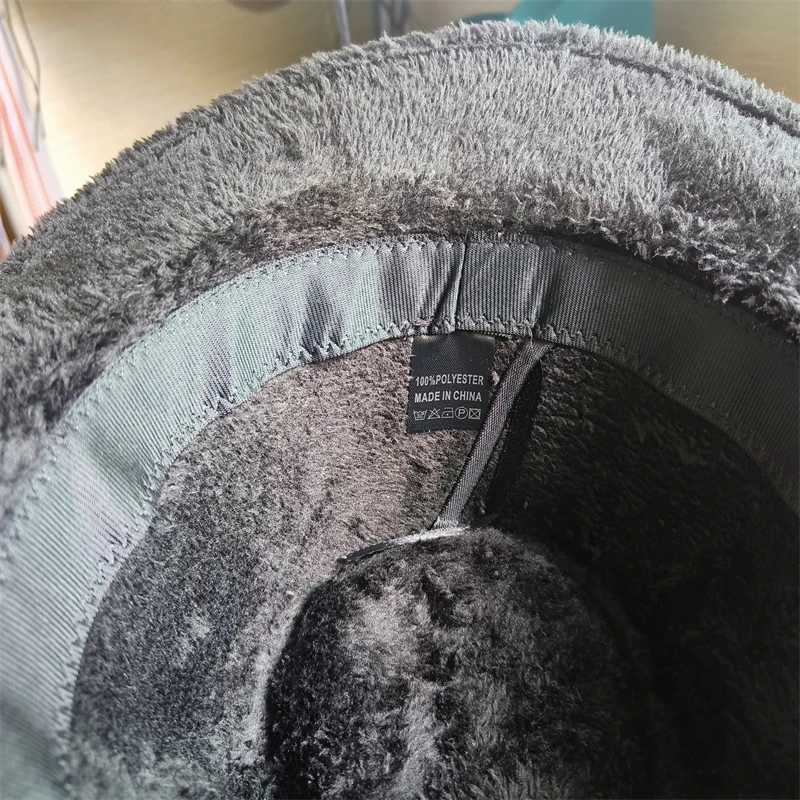 New Retro Western Mens Cowboy Hat Artificial Rabbit Fur Cowboy Hat Ethnic Winter Cowboy Hat Sombrero Hombre Cs Sombrero Vaquero W241225