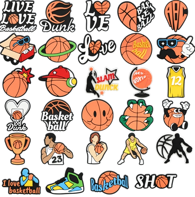 sport shoe charms decoration buckle reusable DIY shoe accessories for bracelet wristband