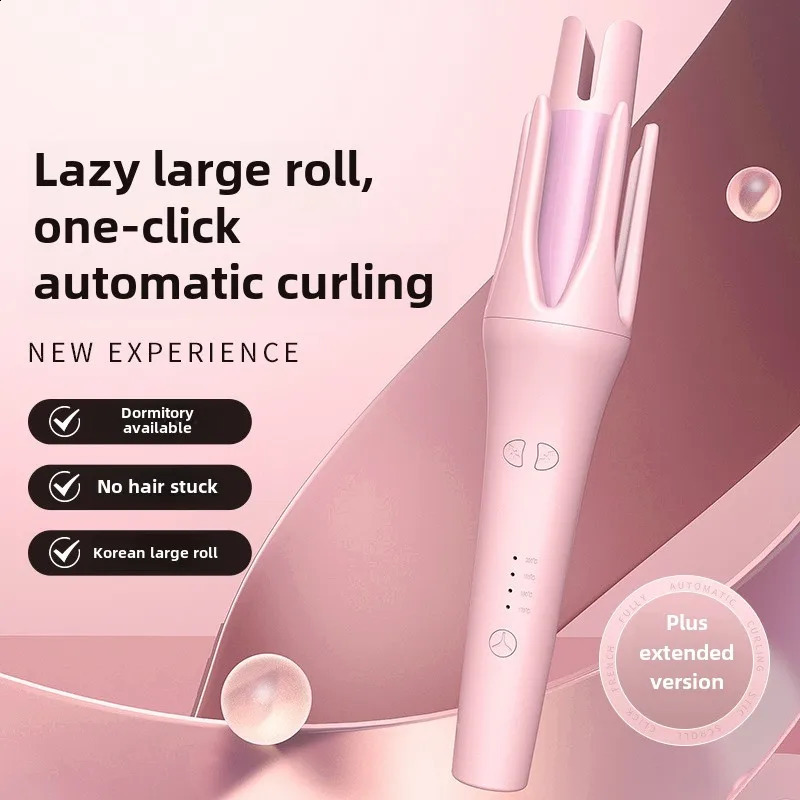 Fully Automatic Hair Curler Portable Curling Wand with Anti-Scald Hair Curling Iron Anti-Tangle Hair Curler for Hair Styling 241226