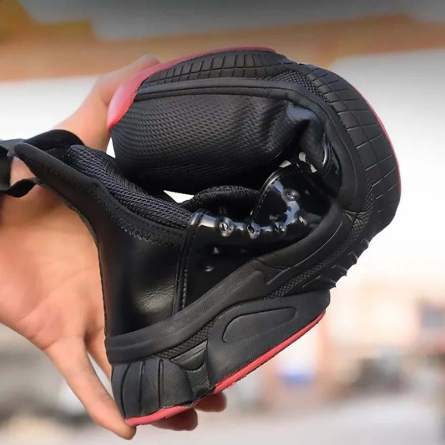 Men Work Safety Boots Work Sneakers Indestructible Shoes Steel Toe Protective Boots Anti-smash Anti-puncture Safety Shoes 241226